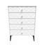 Fully Assembled Herland 5 - Drawer Chest of Drawers-494674195