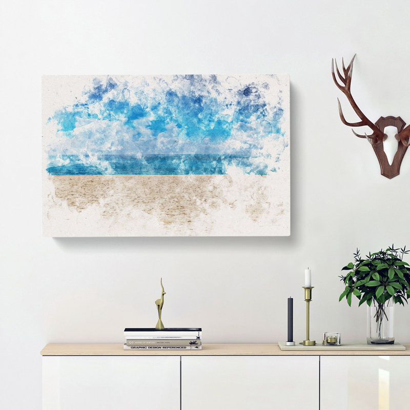 Beach In Mexico - Wrapped Canvas, 60cm H x 91cm W x 3cm D