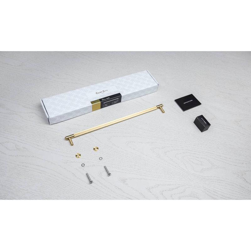 Pull Bar / Linear, 12 4/5", Brass