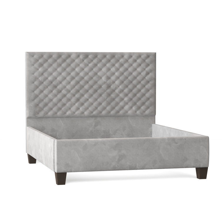 Lit plateforme tapissier Leigh
