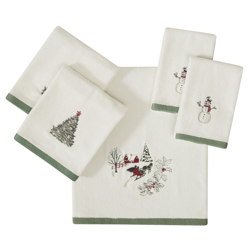 Ensemble de 5 serviettes Avanti Yuletide (B2H2T)
