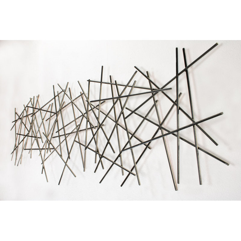 Handmade Modern Abstract Wall Decor on Metal