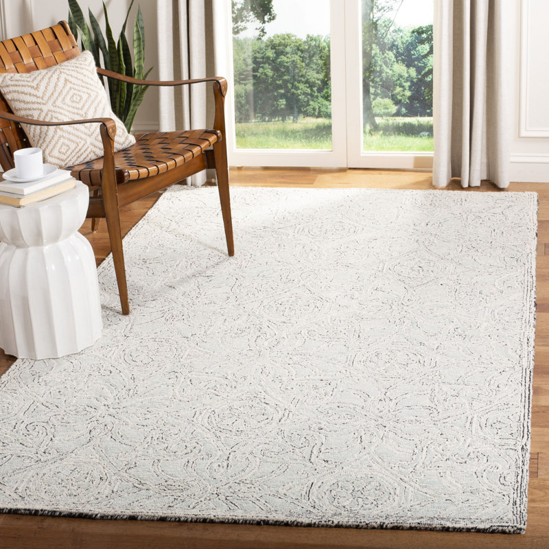 Conway Hand Tufted Wool Rug, Rectangle 5' x 8'
