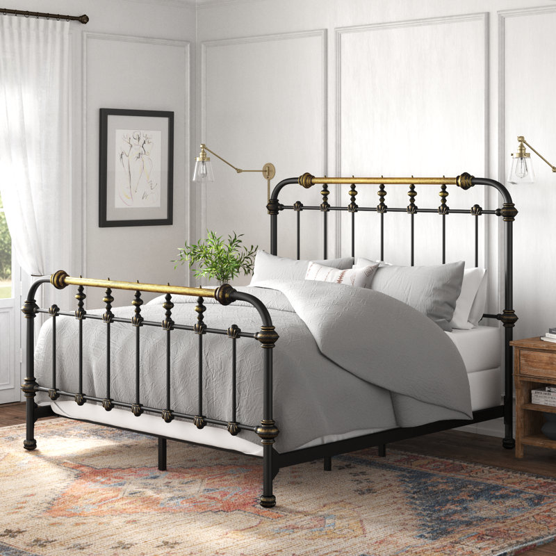 Stacie Metal Spindle Bed