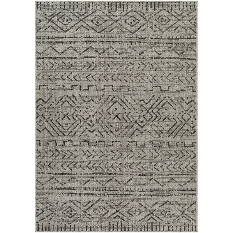 Southwestern Indoor / Outdoor Rug, Rectangle 5'3" x 7'