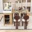Extendable Kitchen Island Dining Table with Folding Top, Power Outlet, Drawers and Hidden Casters-880425466