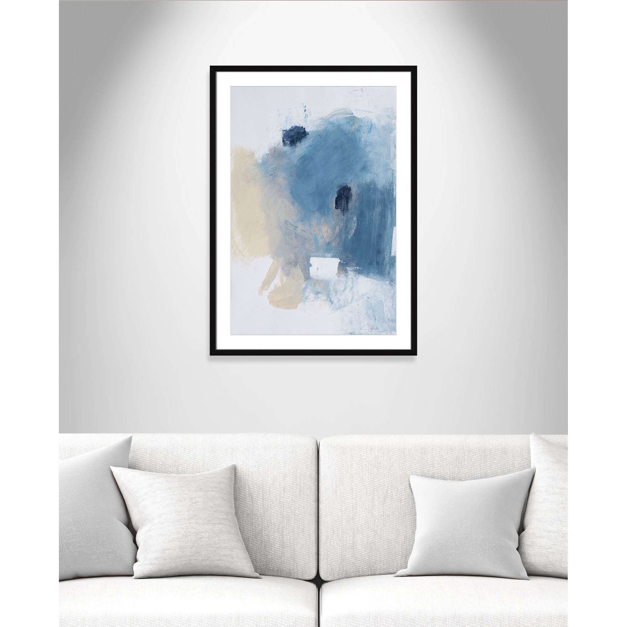 Coastal Carnival I Print by Casa Fine Arts, 35.5" H x 25.5" W x 1.25" D, Black Single Picture Framed Paper, White