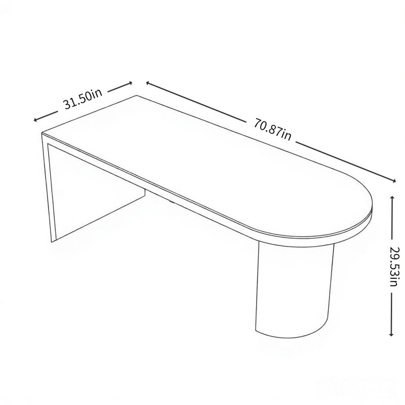 Table de salle à manger de luxe moderne, simple et légère