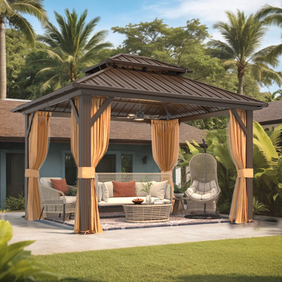 Pavillon de jardin en aluminium