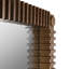 Rift Rectangle Solid Wood Mirror