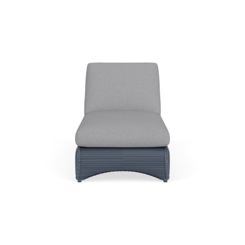 Loom Outdoor Chaise Lounge, Denim Blue, Deering Cadet