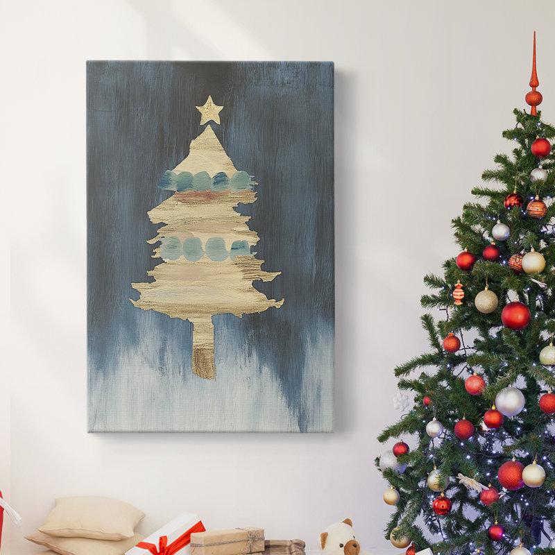 Art des Fêtes de Noël - Toile tendue avec châssis CXCII, H 12 po x l 8 po