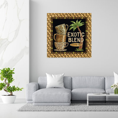 Tropical Exotic Blend With Coffee Kitchen Art