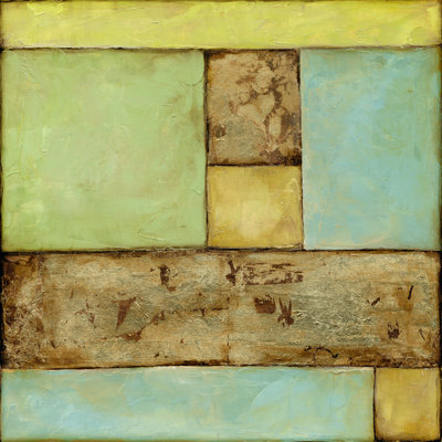 Stained Glass Window I by Jennifer Goldberger - Wrapped Canvas Print