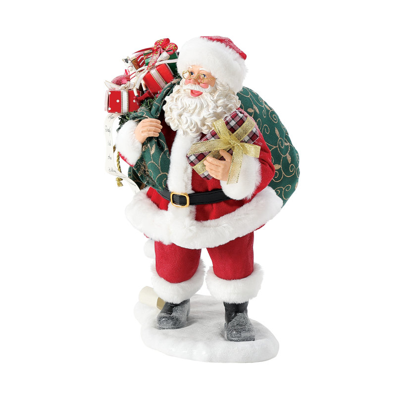 Figurine Père Noël possible qui partage la charge