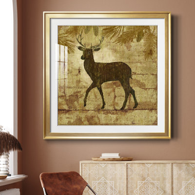 Country Deer - peinture encadrée