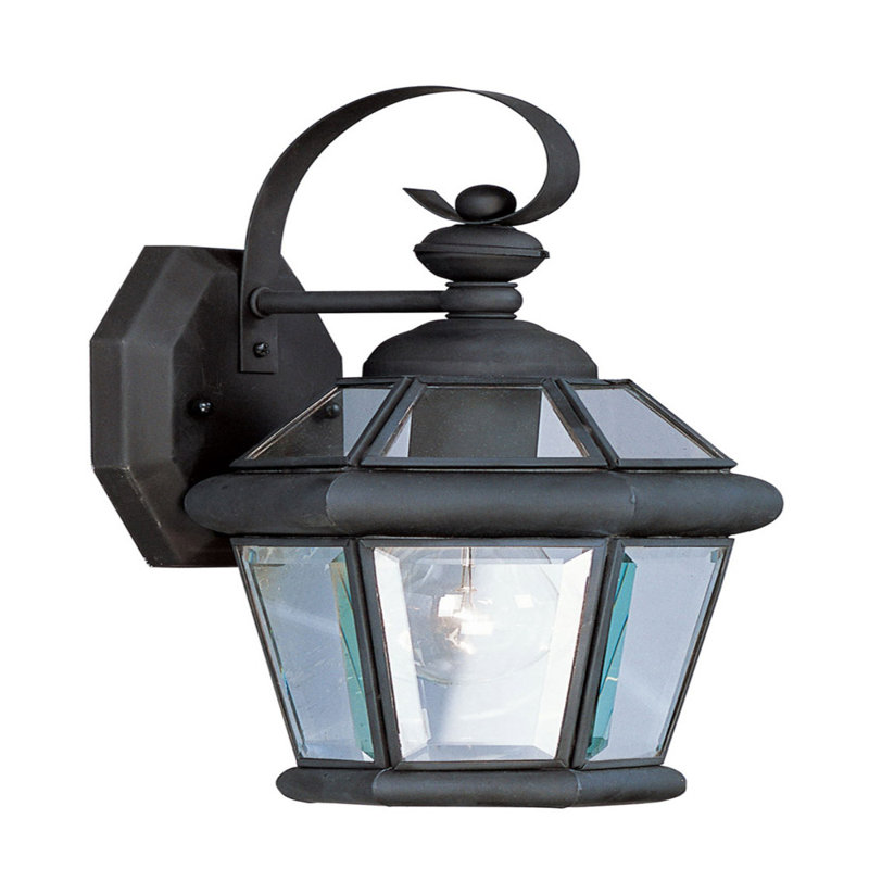 Stainless Steel Wall Light, Black