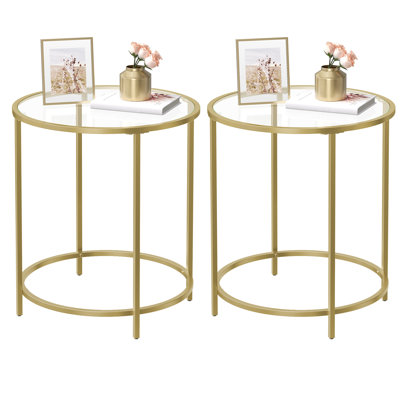 Doynton Glass End Table