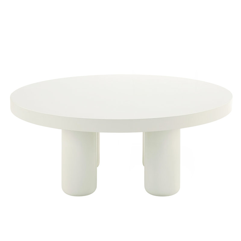 Table basse à finition blanche