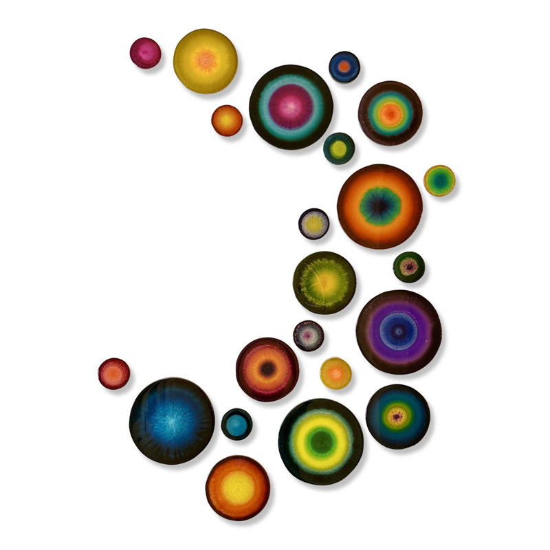 Handmade Modern Abstract Wall Decor on Resin