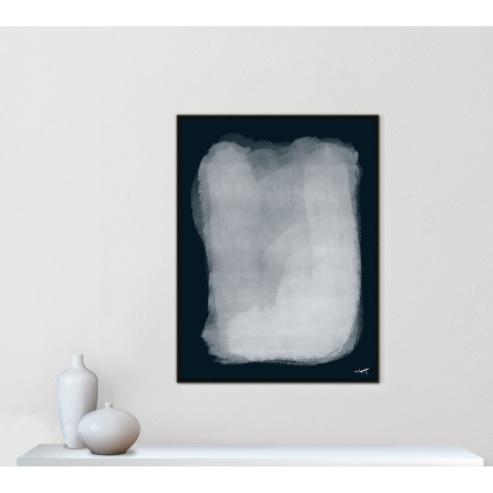Calme 001 Print by N.Atelier, Espresso, 49.5" H x 37.5" W