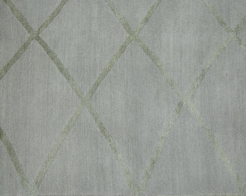 Hand Woven Silk and Wool Area Rug