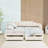 Twin XL Linen Extendable Upholstered Daybed with LED Lighting and Storage Drawers-638918742