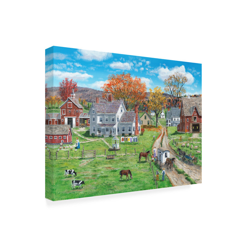 Hadelyn Bob Fair Autumn Neighbours sur toile, H 18 po x l 24 po x P 2 po