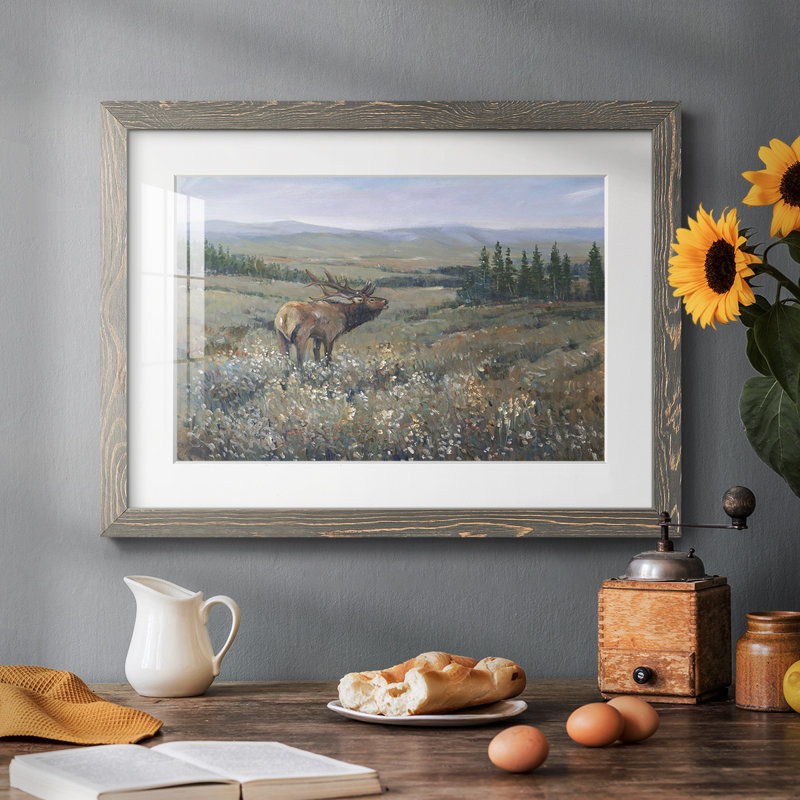 " Western Wildlife I ", Grey, 14" H x 20" W x 1.5" D