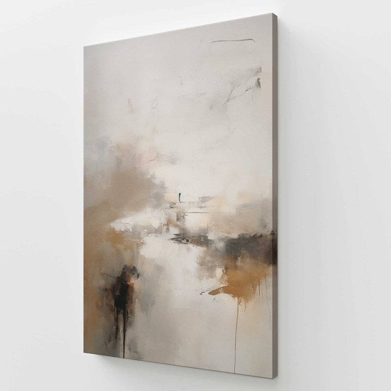 Gentle Gilded Gust I Canvas Print, 54" H x 36" W x 1.25" D, Wrapped Canvas