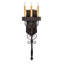 Rustic Lodge 3 - Light Candle Wall Light