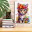 Toile épique Graffiti «Crowned Kitten» par Dean Russo, 12 po x 16 po-503518189