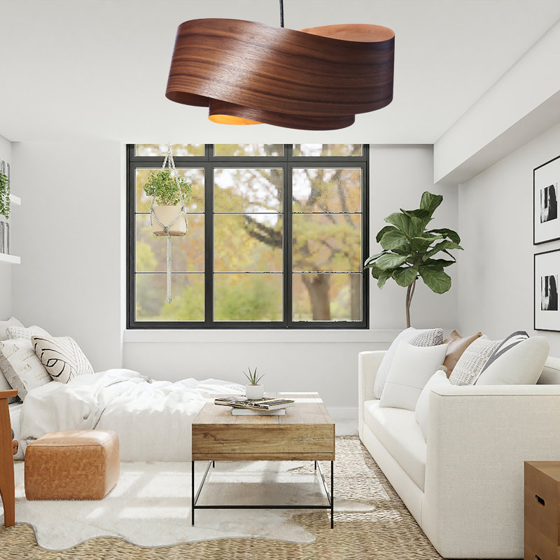 Flow 4 - Light Chandelier, 4, 11" H x 33" W x 31" D