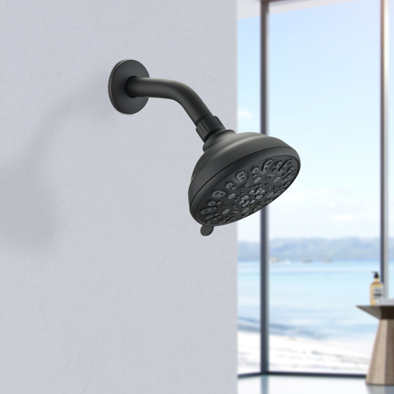 Adjustable Shower Head 1.8 GPM GPM, Matte Black