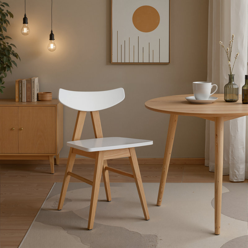 Ensemble de 2 chaises en bois 