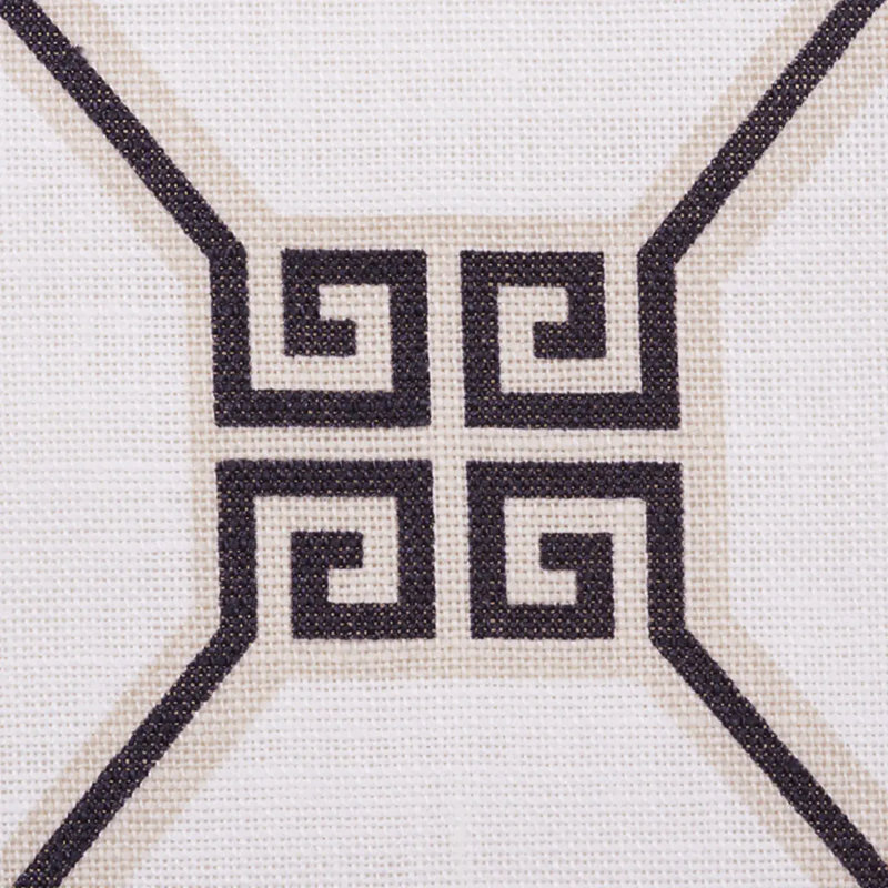 Octavia Fabric, Black/Gray