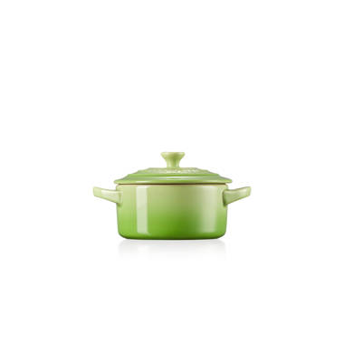 Le Creuset Mini Cocotte With Flower Lid in White
