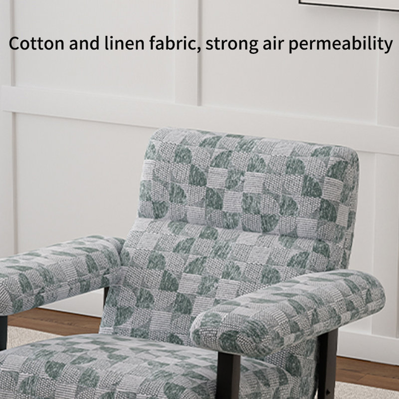 Ergonomically designed comfortable rocking chair, Blue