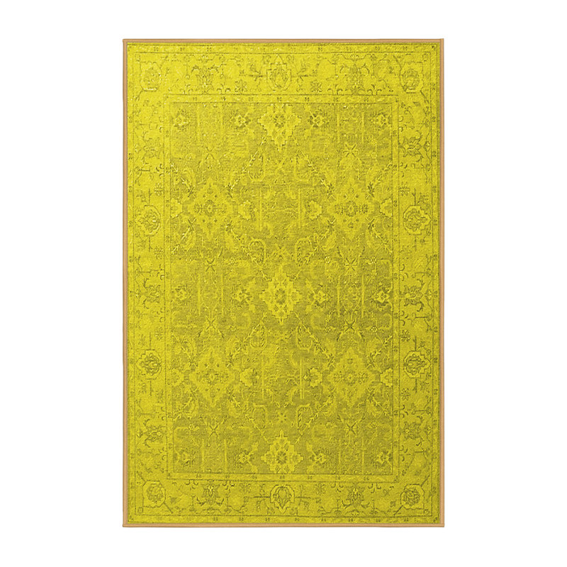 Tapis oriental en laine / polyester tissé à la machine 7 pi x 10 pi Oriental