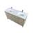 Lafarre 60 in W x 20 in D Double Bath Vanity Faucet Set-113056793-113056794
