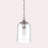 Alexa 1 - Light Single Bell Pendant in Polished Nickel-603769097-603769100