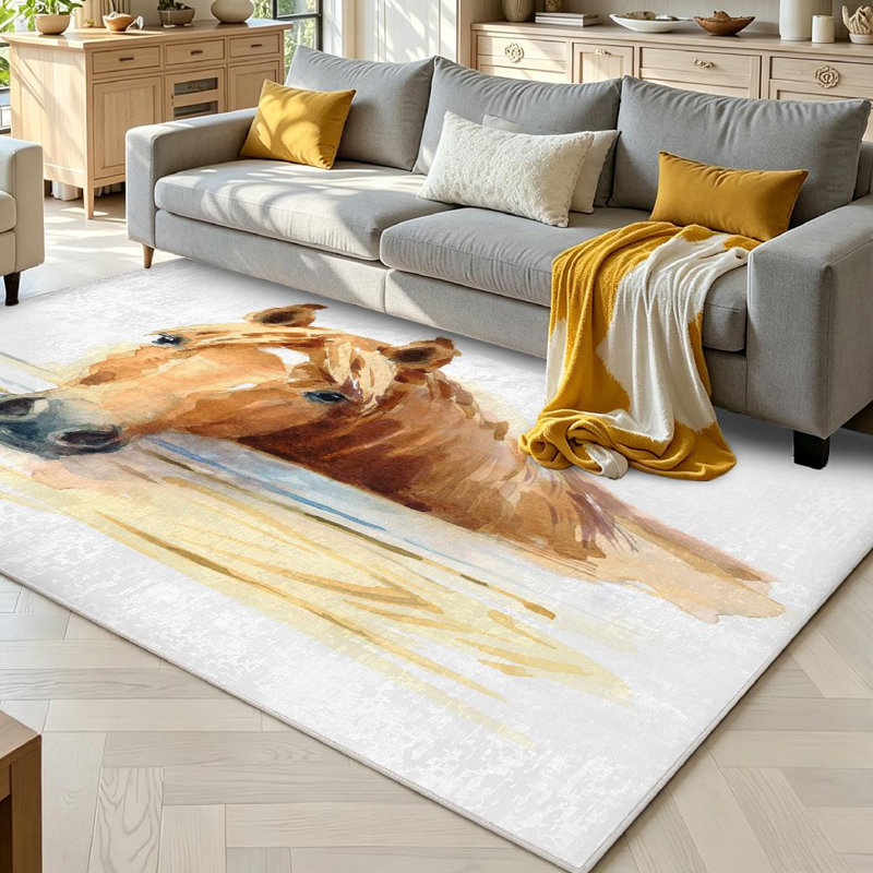 Magnifique tapis d'intérieur rouge et rouge, Rectangle 71" x 98"