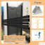 Porte de douche pliante sans cadre KeepTech 30 x 72 po x l 30,5 po x H 72 po, finition noir mat, verre trempé transparent de 1/4 po (6 mm) de style GSC, portes de douche pliantes à panneau pliant, installation réversible, certification ANSI, style roul-109767858