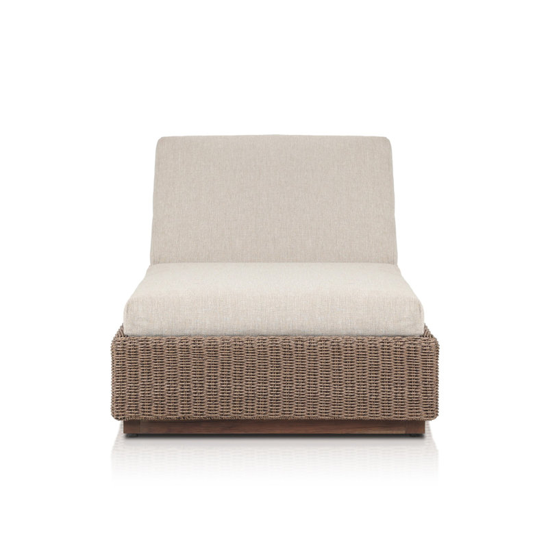 Lorelei Outdoor Teak Adjustable Chaise Lounge