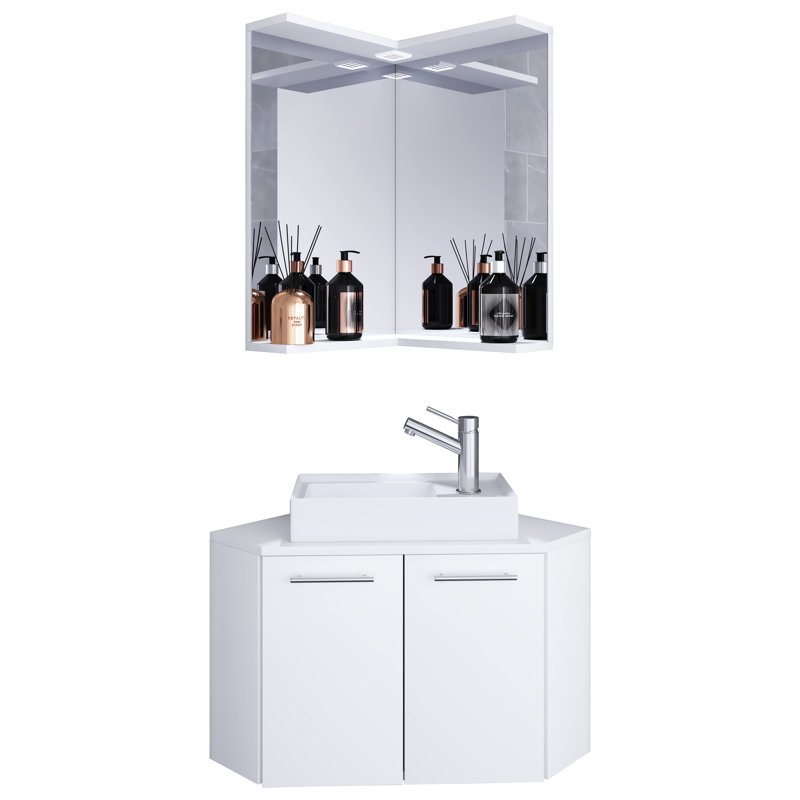 Reatta Bathroom Furniture Suite, White