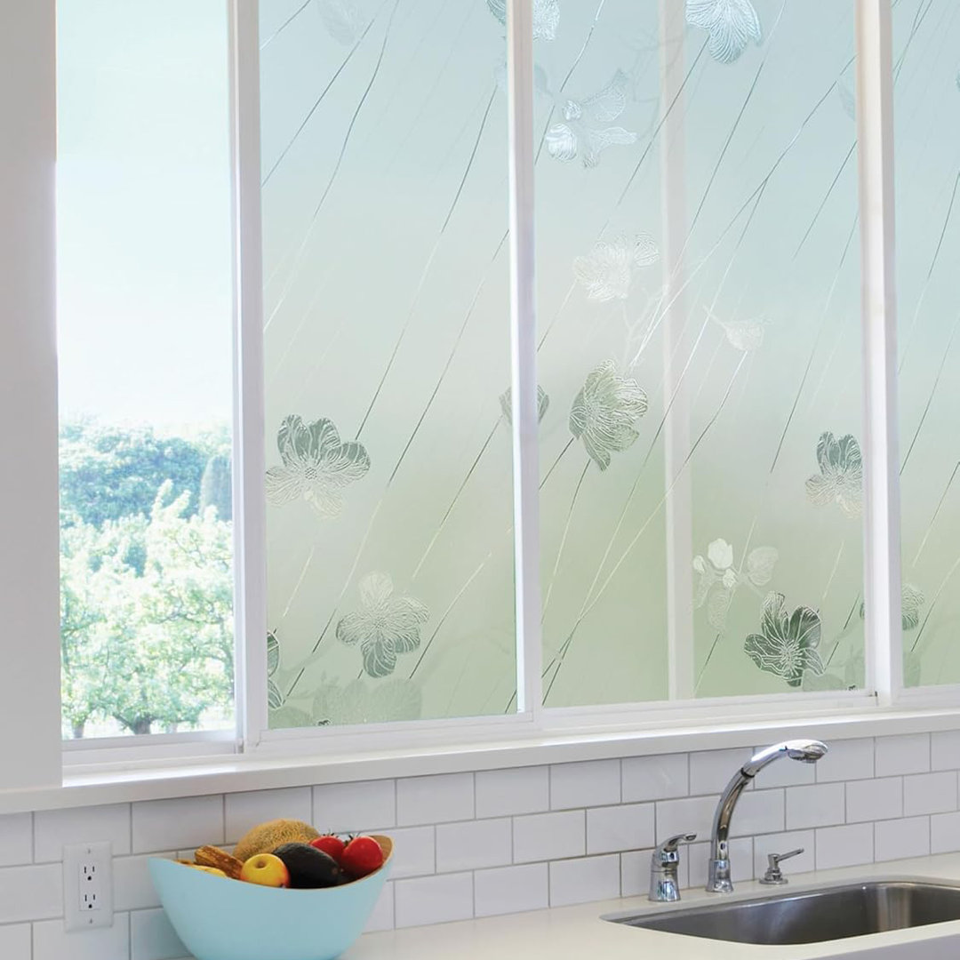 Silver Rose Window Film Artscape