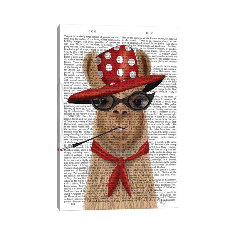 «Fabulous Llama» par Fab Funky - impression d'art graphique, Aucun mat, Toile tendue, H 12 po x l 8 po x P 0,75 po