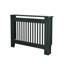 Cache-radiateur en MDF anthracite avec finition laquée à base d'eau pour radiateurs plinthes et muraux