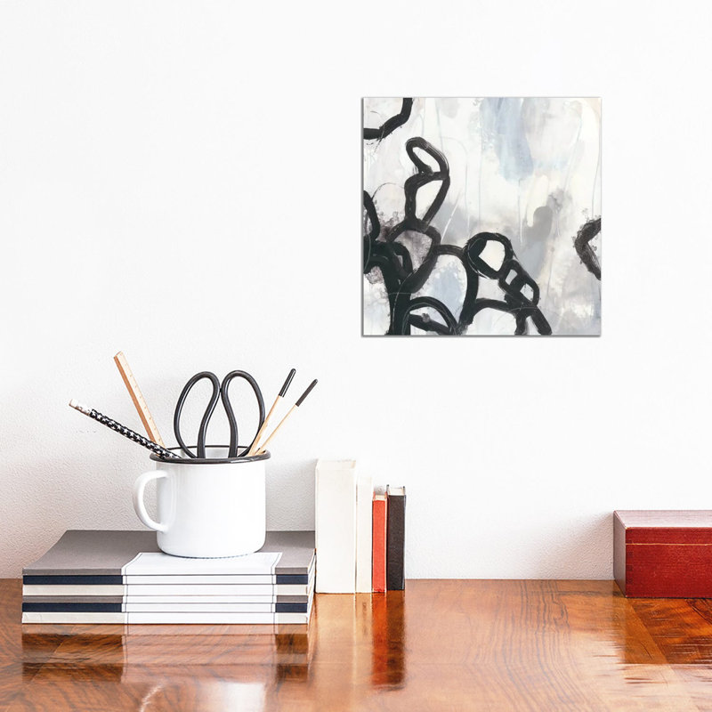 Causal Gesture II by June Erica Vess - Wrapped Canvas Painting, 30.48 cm H x 30.48 cm W