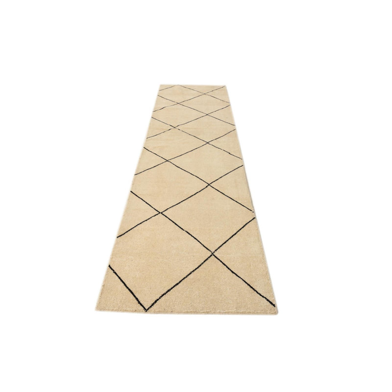 Tapis de couloir ivoire Iraheta